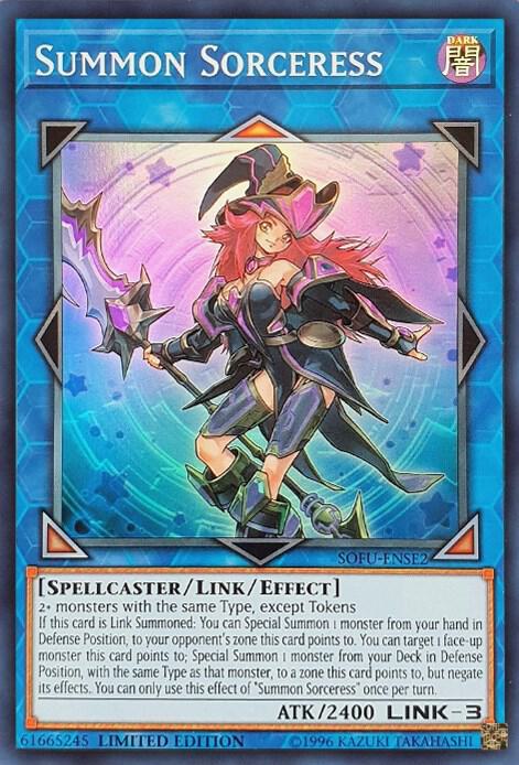 Summon Sorceress - Super Rare - Limited Edition - SOFU-ENSE2