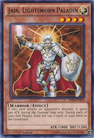 Jain, Lightsworn Paladin - Rare - 1st Edition - BP03-EN042