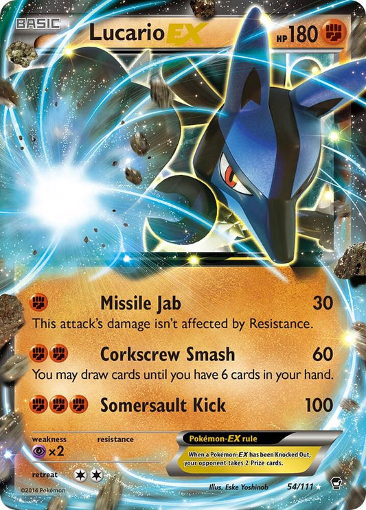 Lucario EX - Holofoil - 54/111