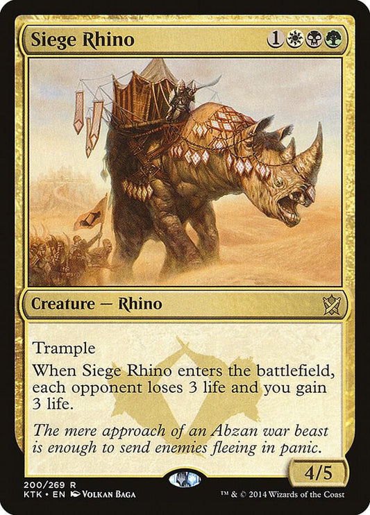 Siege Rhino - Rare - 200/269