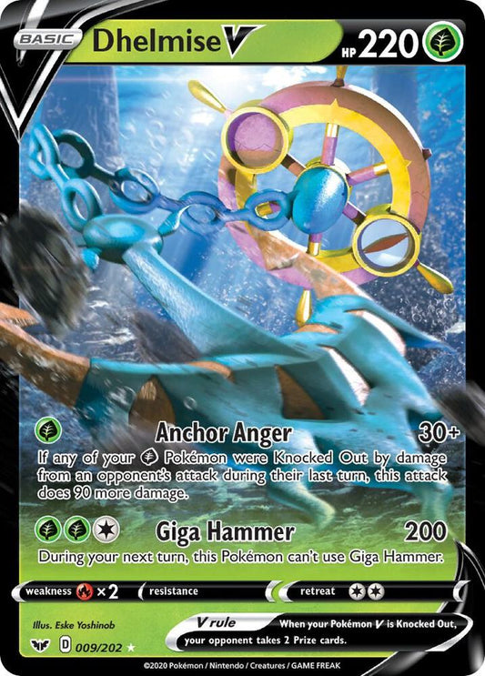 Dhelmise V - SWSH01: Sword & Shield Base Set 009/202