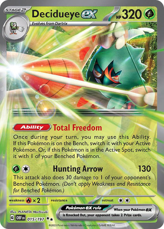 Decidueye ex - SV03: Obsidian Flames (OBF) 015/197