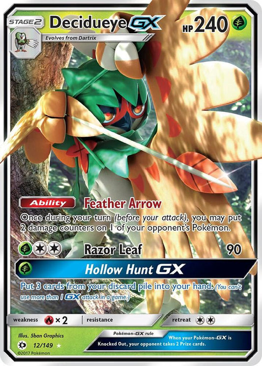 Decidueye GX - SM Base Set (SM01) 12/142