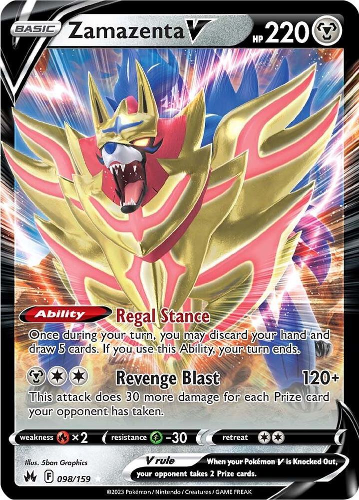 Zamazenta V - Crown Zenith (CRZ) 098/159