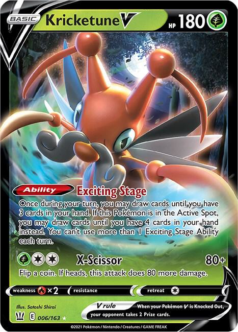 Kricketune V - SWSH05: Battle Styles (SWSH05) 006/163