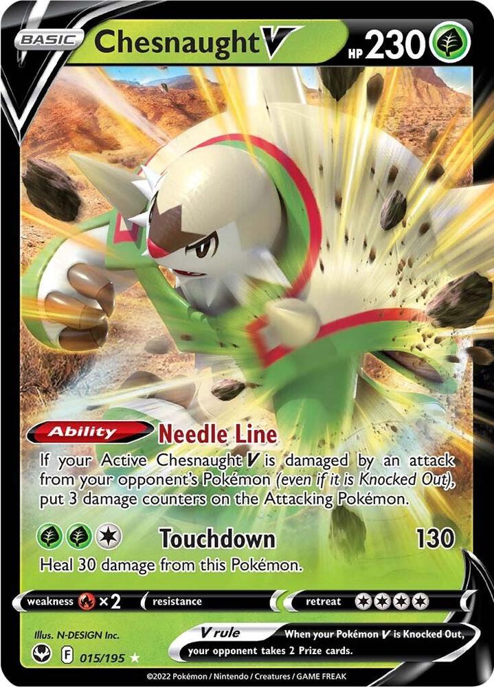 Chesnaught V - SWSH12: Silver Tempest (SWSH12) 015/195