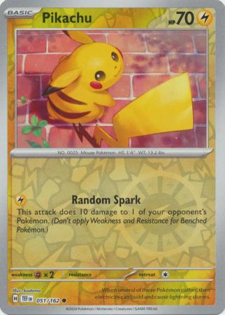 Pikachu – Reverse Holo - 051/162