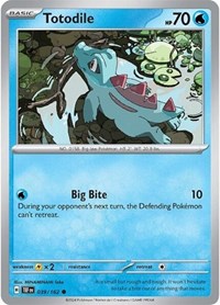 Totodile (Reverse Foil)- 039/162