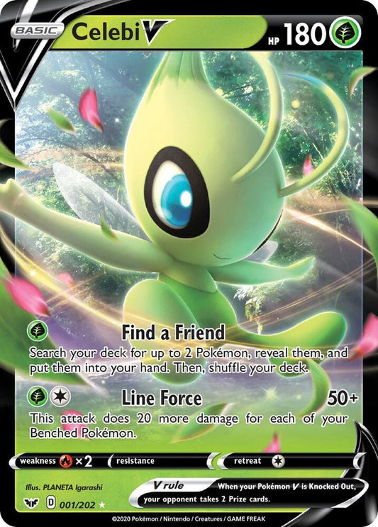 Celebi V - SWSH01: Sword & Shield Base Set (SWSH01) 001/202