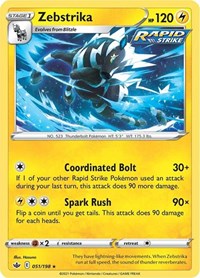 Zebstrika - 051/198 (Non Holo)