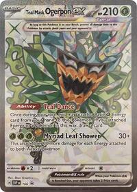 Teal Mask Ogerpon ex - 166 (Holofoil)