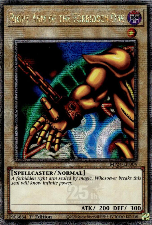 Right Arm of the Forbidden One - 1st - MP24-EN004 QCR