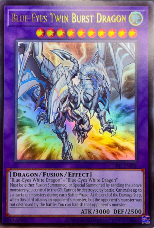 Blue-Eyes Twin Burst Dragon - 2020 Reprint - LCKC-EN058
