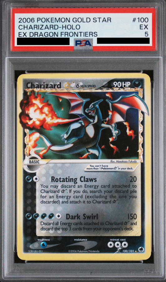Pokemon - PSA 5 - 2006 EX Dragon Frontiers - Gold Star