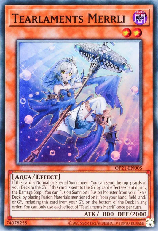Tearlaments Merrli - Super Rare - Unlimited - OP21-EN005