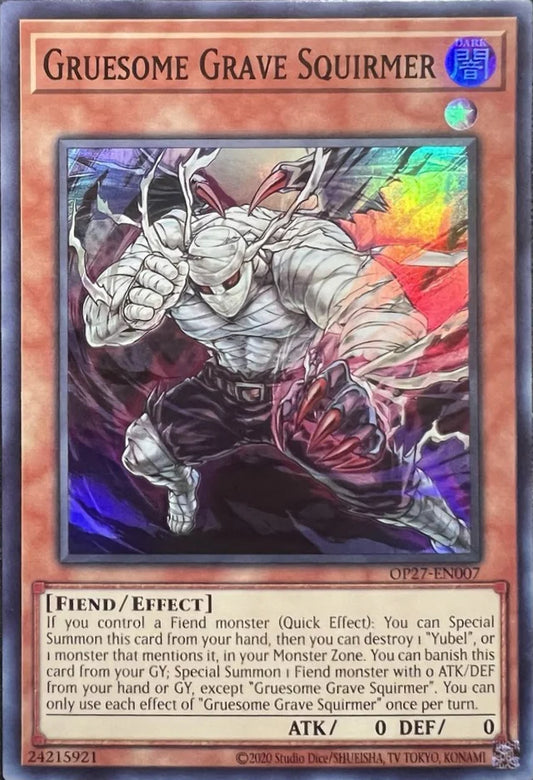 Gruesome Grave Squirmer - Super Rare - Unlimited - OP27-EN007