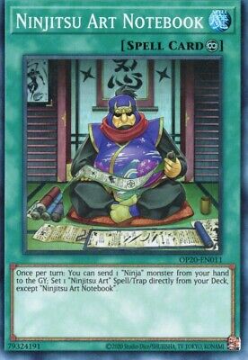 Ninjitsu Art Notebook - Super Rare - Unlimited - OP20-EN011